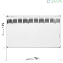 Электрический конвектор Atlantic F17 Essential CMG BL-meca 2000