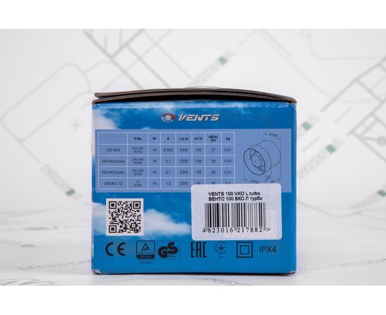 Канальний вентилятор Вентс 100 ВКО Л турбо, зображення 6