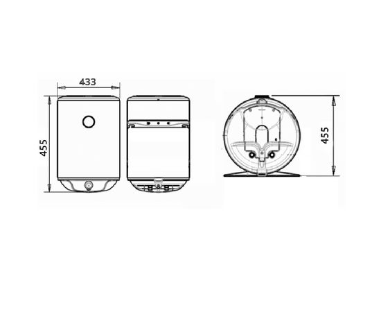 Бойлер Atlantic O'Pro Profi VM 30 D400-1-M (1200W), изображение 3