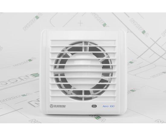 Вытяжной вентилятор Blauberg Aero Still 100 H, изображение 2