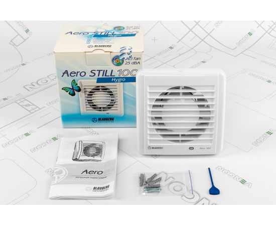 Вытяжной вентилятор Blauberg Aero Still 100 H, изображение 7