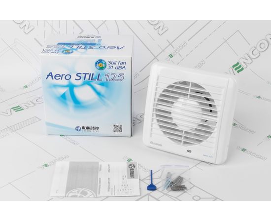 Вытяжной вентилятор Blauberg Aero Still 125 H, изображение 7