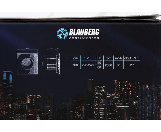 Вытяжной вентилятор Blauberg Hi-Fi 100, изображение 10