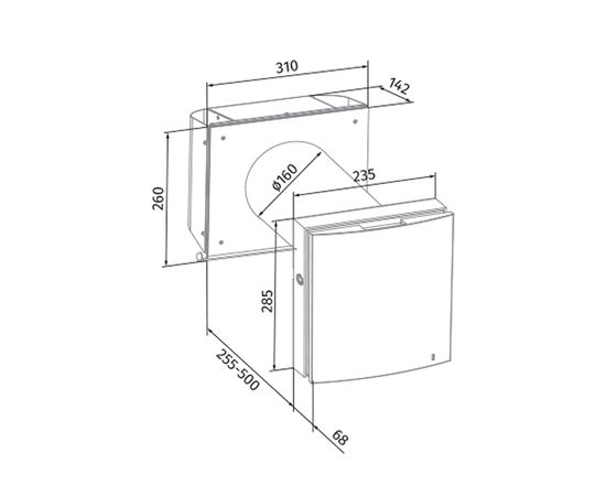 Рекуператор Blauberg Vento Expert A100-1 S W V.2, изображение 3