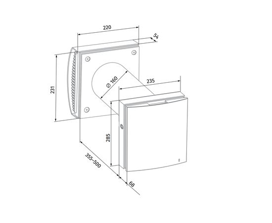 Рекуператор Blauberg Vento Expert A100-1 S10 W V.2, изображение 3