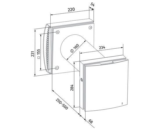 Рекуператор Blauberg Vento Expert A50-1 S10 W V.2, изображение 3
