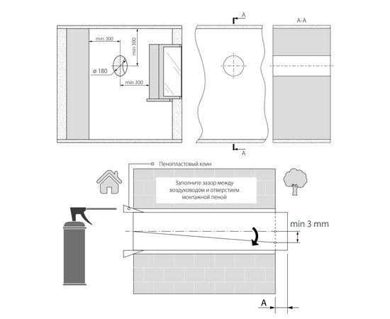Рекуператор Blauberg Vento Expert A50-1 S10 W V.2, изображение 8