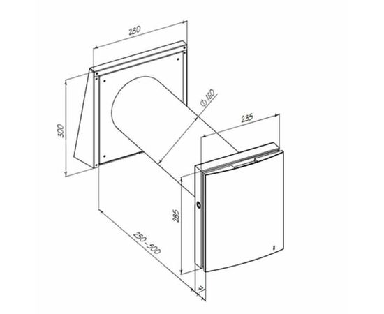 Рекуператор Blauberg Vento Expert A50-1 W V.2, зображення 2