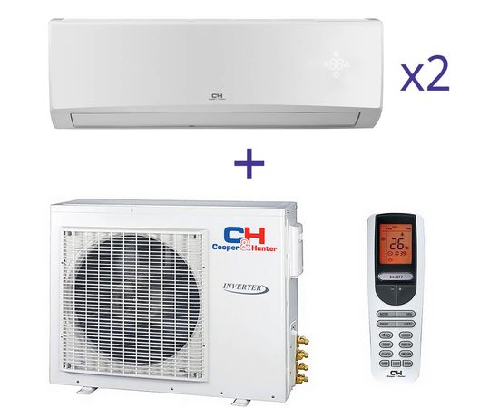 Комплект мультисплит системы Cooper&Hunter CHML-U14NK2+CHML-IW07AANK+CHML-IW09AANK