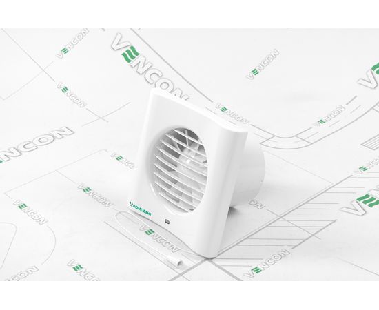 Вытяжной вентилятор Домовент 100 Тишина В Л, изображение 2