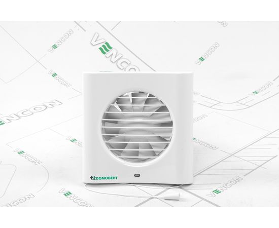 Вытяжной вентилятор Домовент 100 Тишина В Л, изображение 3