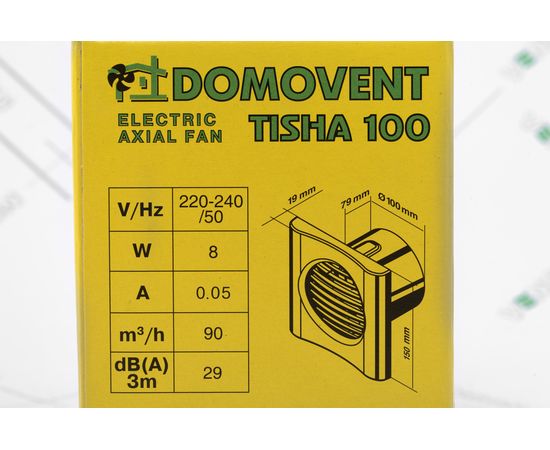 Вытяжной вентилятор Домовент 100 Тишина В Л, изображение 7