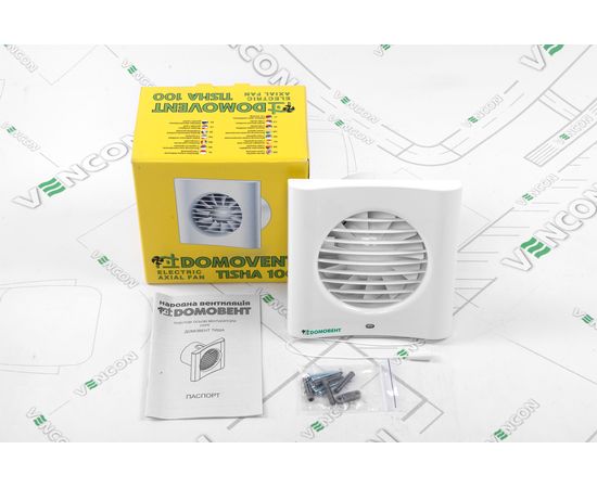 Вытяжной вентилятор Домовент 100 Тишина В Л, изображение 8