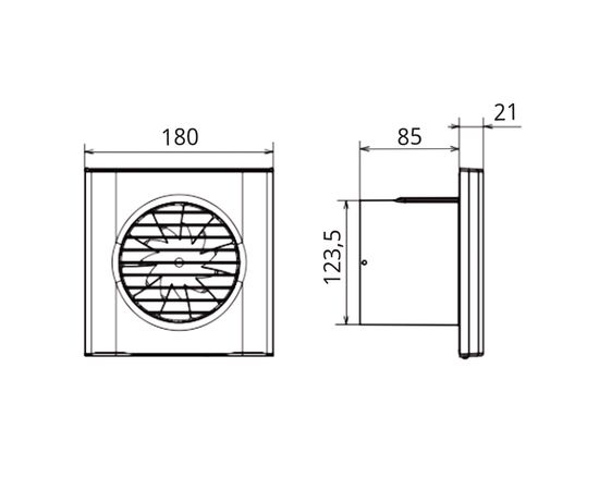 Вытяжной вентилятор Домовент 125 Тиша, изображение 3