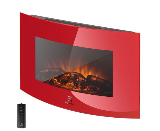 Электрокамин Electrolux EFP/W-1200URLS красный