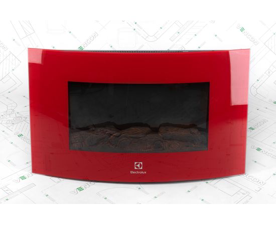 Электрокамин Electrolux EFP/W-1200URLS красный, изображение 2