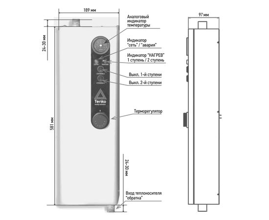 Электрический котел Tenko Эконом 6 220, изображение 7