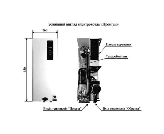 Електричний котел Tenko Преміум 6 380, зображення 5