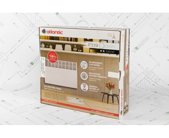 Электрический конвектор Atlantic F119 CMG TLC/M2 1000, изображение 5