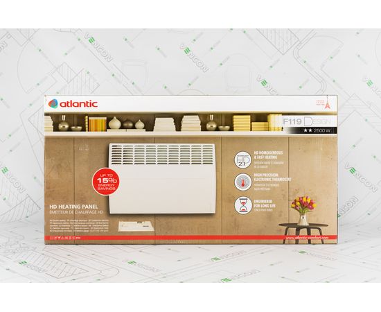 Электрический конвектор Atlantic F119 CMG TLC/M2 2500, изображение 8