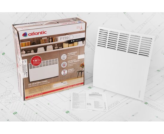 Электрический конвектор Atlantic F119 CMG TLC/M2 500, изображение 6