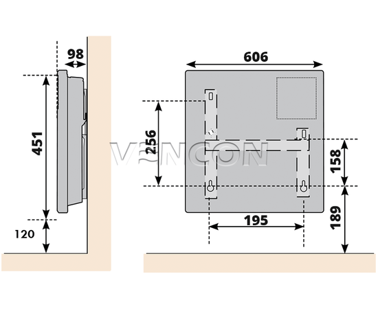 Электрический конвектор Atlantic F17 Essential CMG BL-meca 1500, изображение 2