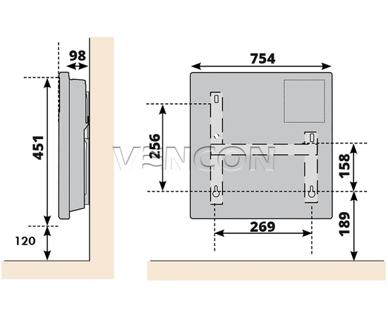 Електричний конвектор Atlantic F17 Essential CMG BL-meca 2000, зображення 2