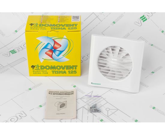 Витяжний вентилятор Домовент 125 Тиша Л, зображення 7