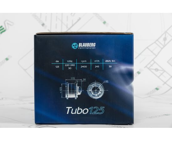 Канальный вентилятор Blauberg Tubo 125 T, изображение 6