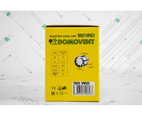 Канальний вентилятор ДОМОВЕНТ 150 ВКО, зображення 6
