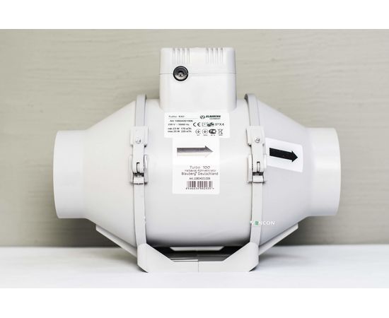 Канальный вентилятор Blauberg Turbo 100, изображение 2