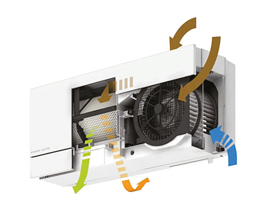 Рекуператор Mitsubishi Electric Lossnay VL-100EU5-E, зображення 2
