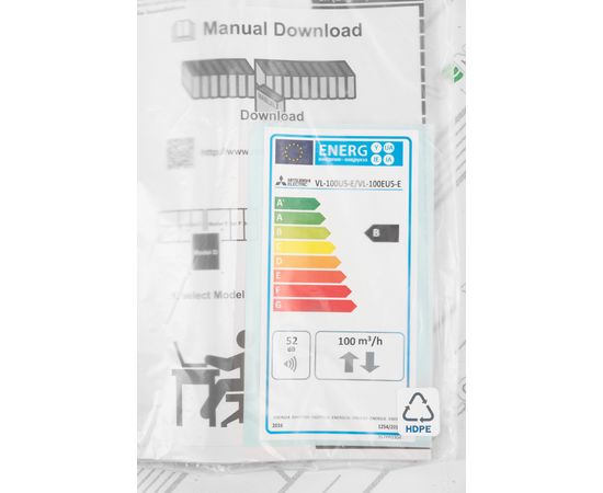 Рекуператор Mitsubishi Electric Lossnay VL-100EU5-E, зображення 22