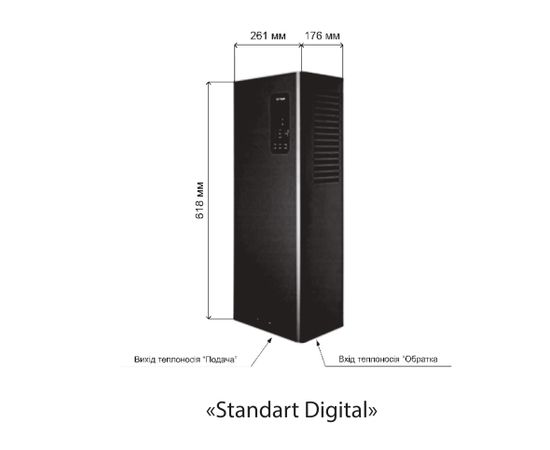 Електричний котел Tenko Standart Digital 4,5 380, зображення 7