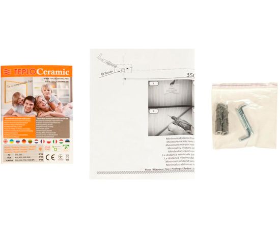 Панельний обігрівач Teploceramic TC 395 білий, зображення 5