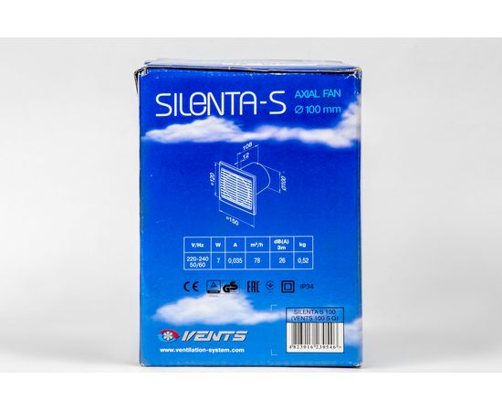 Вытяжной вентилятор Вентс 100 Силента-С, изображение 4