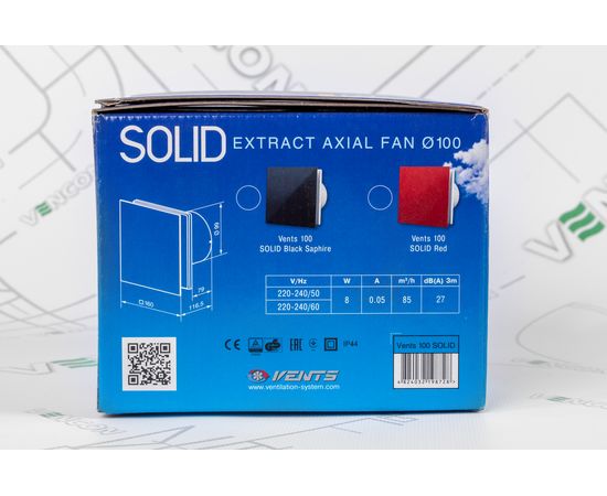 Вытяжной вентилятор Вентс 100 Солид, изображение 9