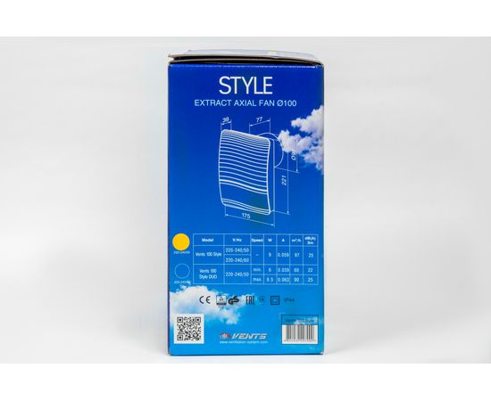 Вытяжной вентилятор Вентс 100 Стайл, изображение 3