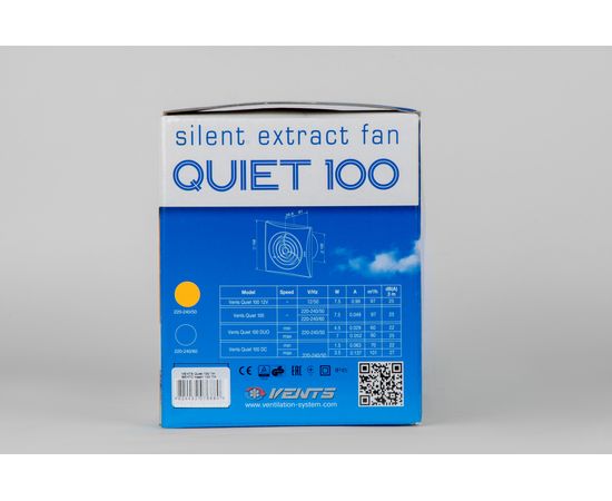 Вытяжной вентилятор Вентс 100 Квайт, изображение 8