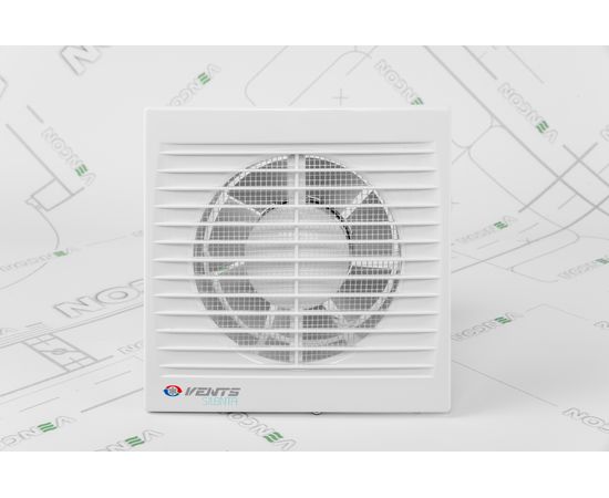 Витяжний вентилятор Вентс 125 Сілента-С, зображення 2