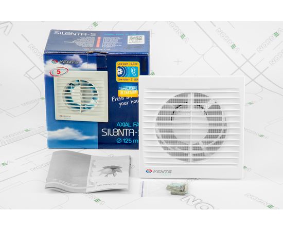 Витяжний вентилятор Вентс 125 Сілента-С, зображення 8