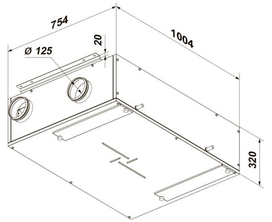 Припливно-витяжна установка Вентс ВУТ 160 ПБ ЕС Л А11, зображення 3