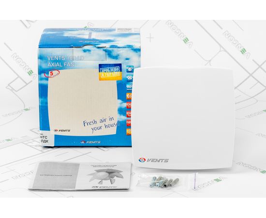 Витяжний вентилятор Вентс 100 ЛД К, зображення 8
