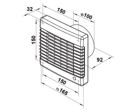 Вытяжной вентилятор Вентс 100 МА Л, изображение 3