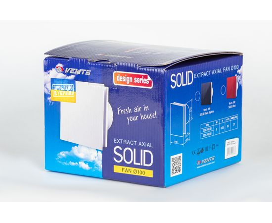 Витяжний вентилятор Вентс 100 Солід Л, зображення 8