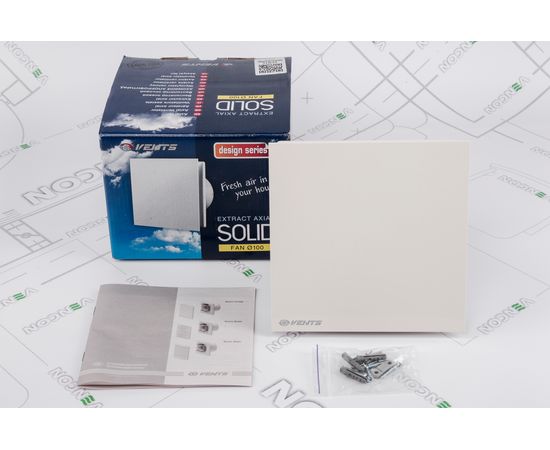 Витяжний вентилятор Вентс 100 Солід бежевий, зображення 10