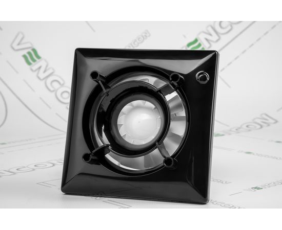 Вытяжной вентилятор Вентс 100 Солид черный сапфир, изображение 7