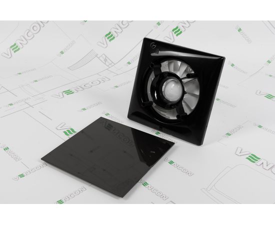 Витяжний вентилятор Вентс 100 Солід T Л К чорний сапфір, зображення 5