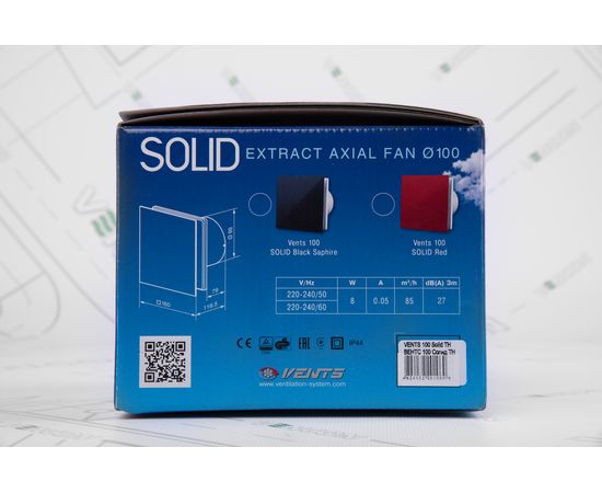 Вытяжной вентилятор Вентс 100 Солид ТН, изображение 6