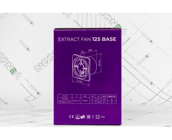 Витяжний вентилятор Вентс 125 Бейс, зображення 8